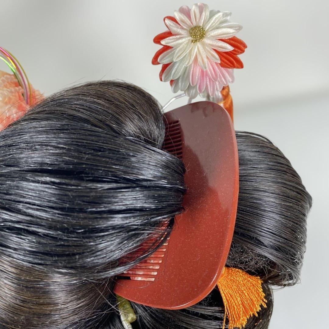 5026■日本髪 かつら 人形用 島田髷系統 雄鴛鴦 日本人形 和装飾り