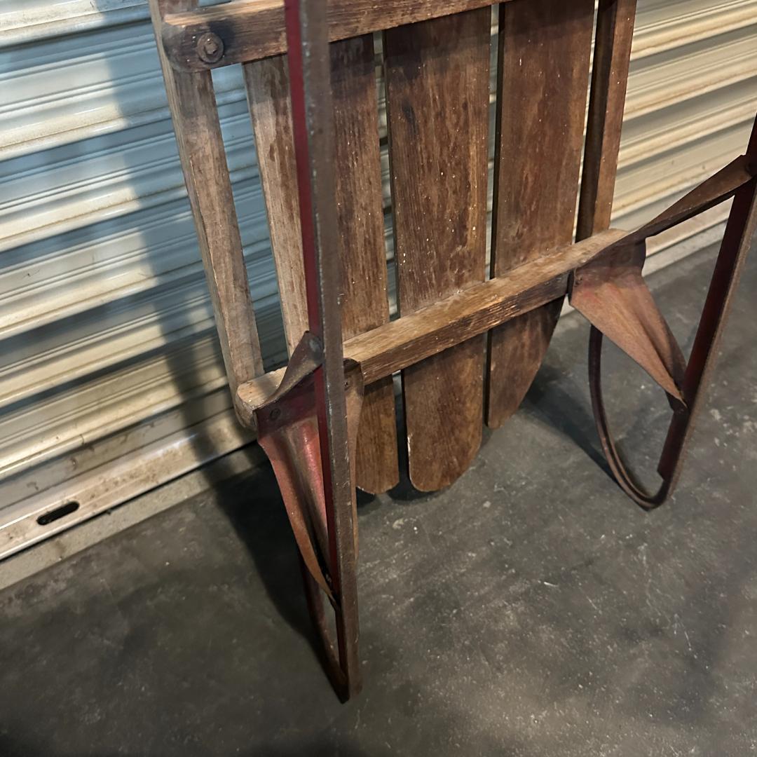 ヴィンテージ 木製 ソリ「SPEEDAWAY」アメリカ製 レトロ 店舗什器