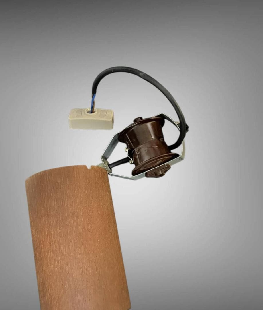 ★超激レア品★ Domus ランプ 2灯 チーク材 ドムズ 照明 ライト