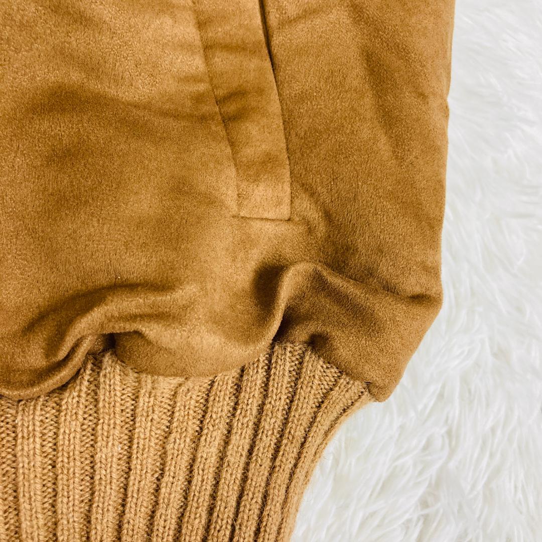 Evseg（エヴセグ）キャメルウール100% ベスト　LL