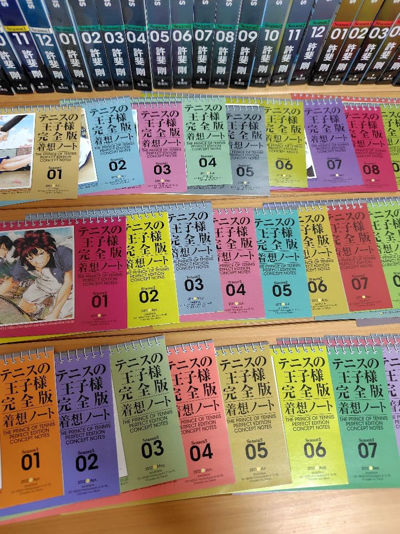 テニスの王子様 完全版 全巻セット　全巻着想ノート付き
