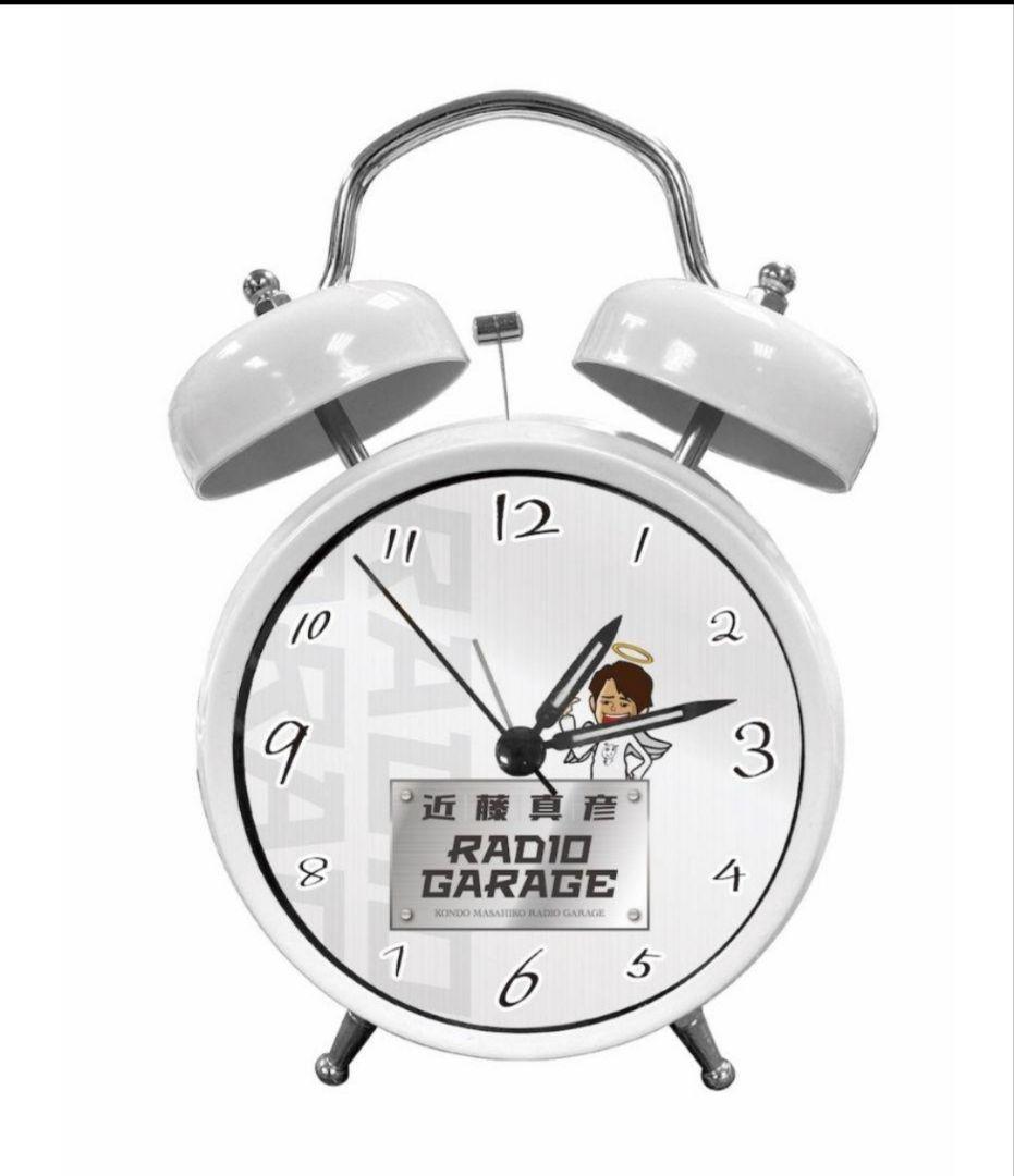 ★自分へのご褒美に★ 近藤真彦　 目覚まし時計 ホワイト　完売品