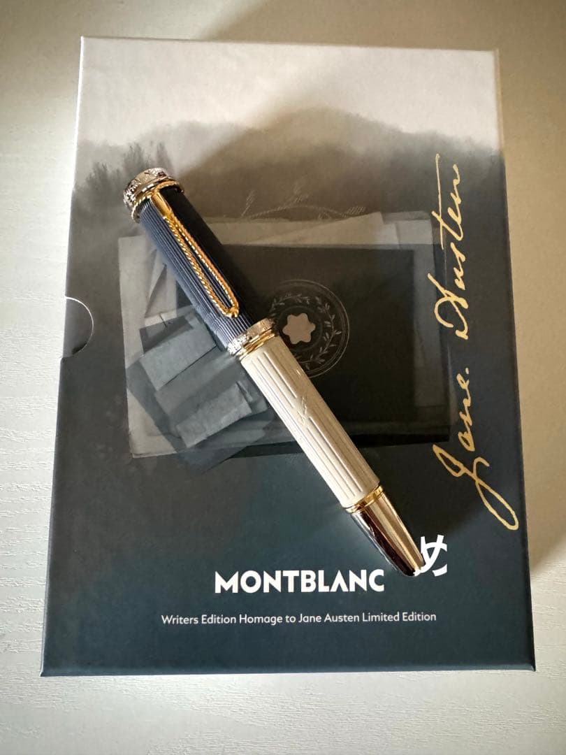 希少 モンブラン 万年筆 作家シリーズ ジェーンオースティン F