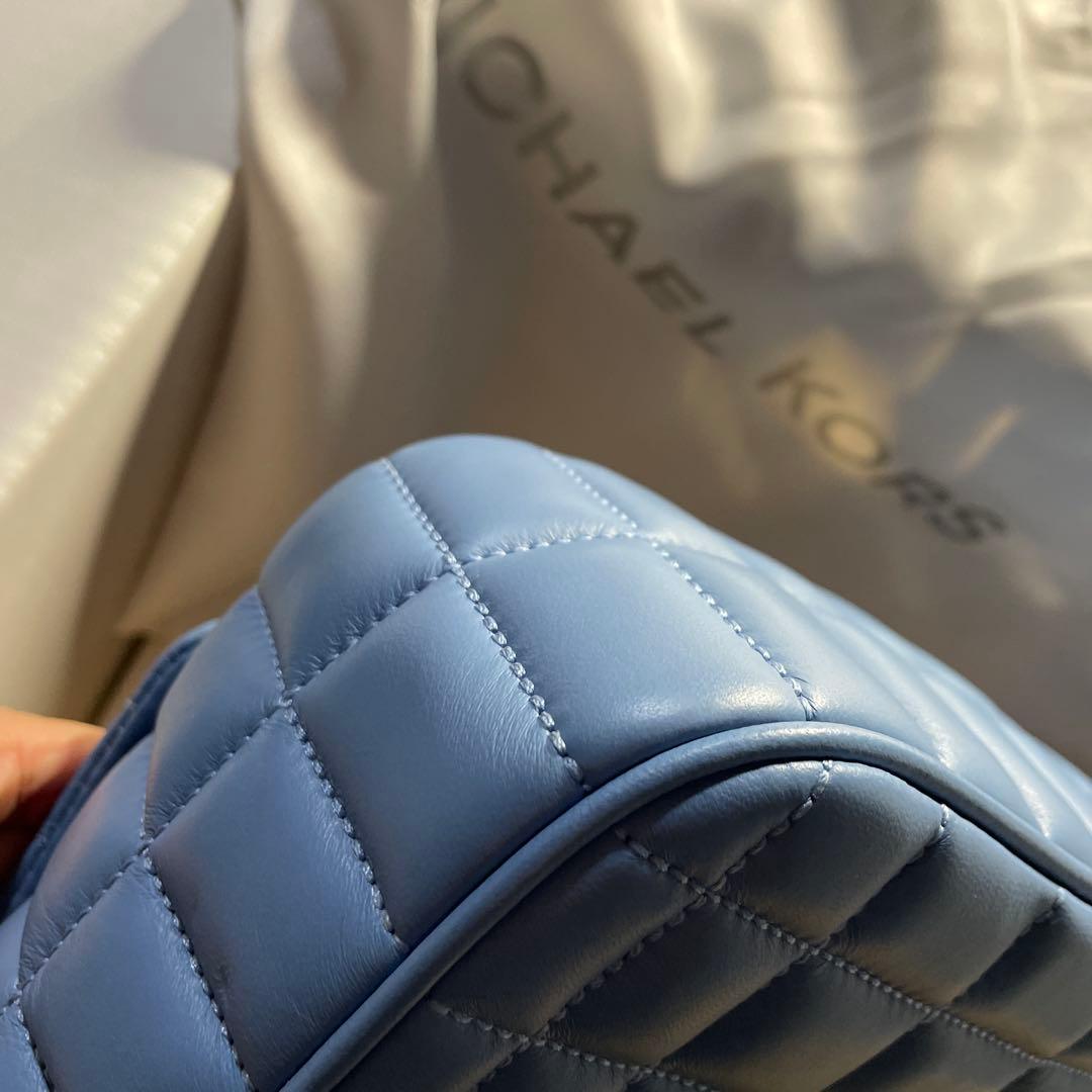 MICHAEL KORS 青 ショルダーバッグ