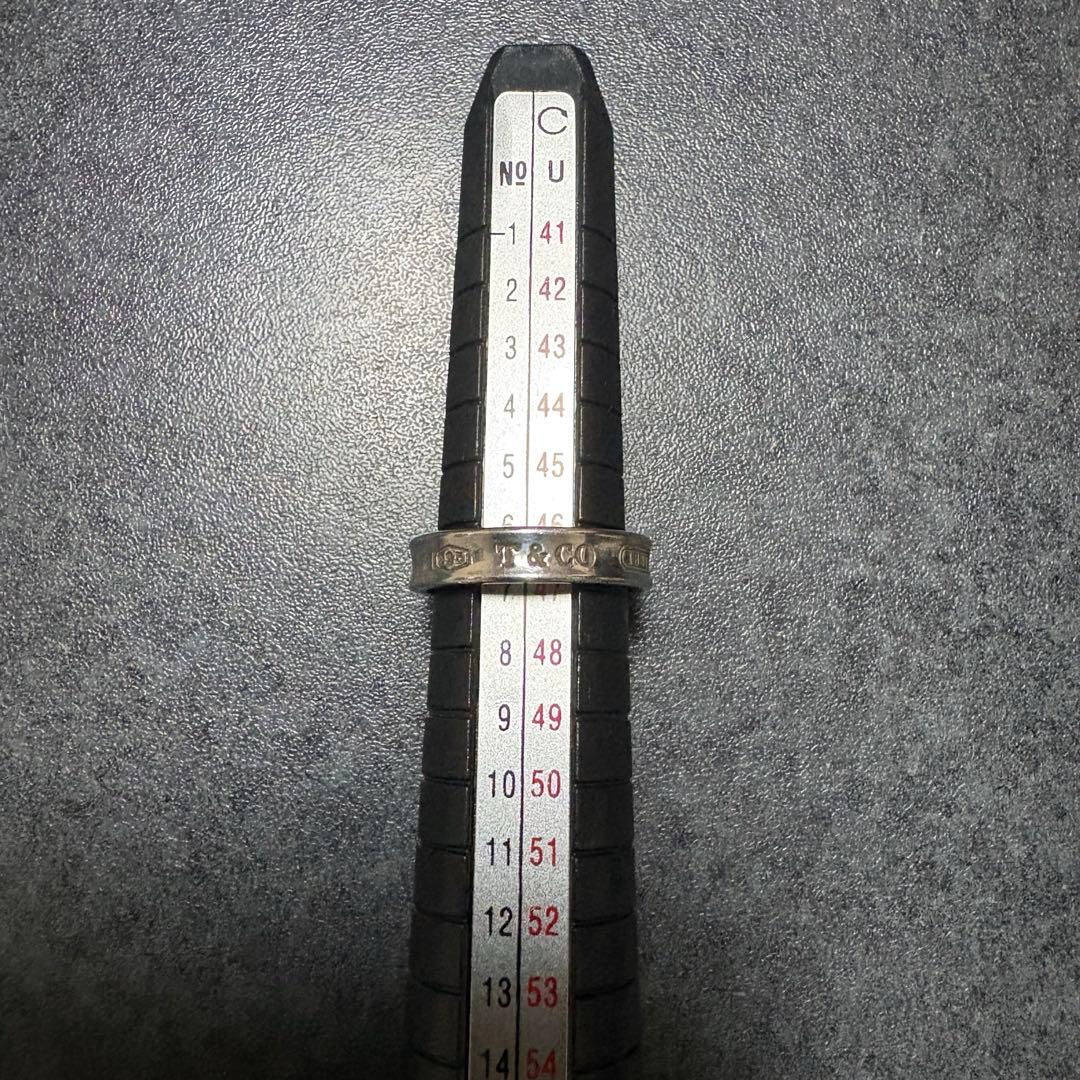 ティファニー 1837 ナローリング シルバー925 7号