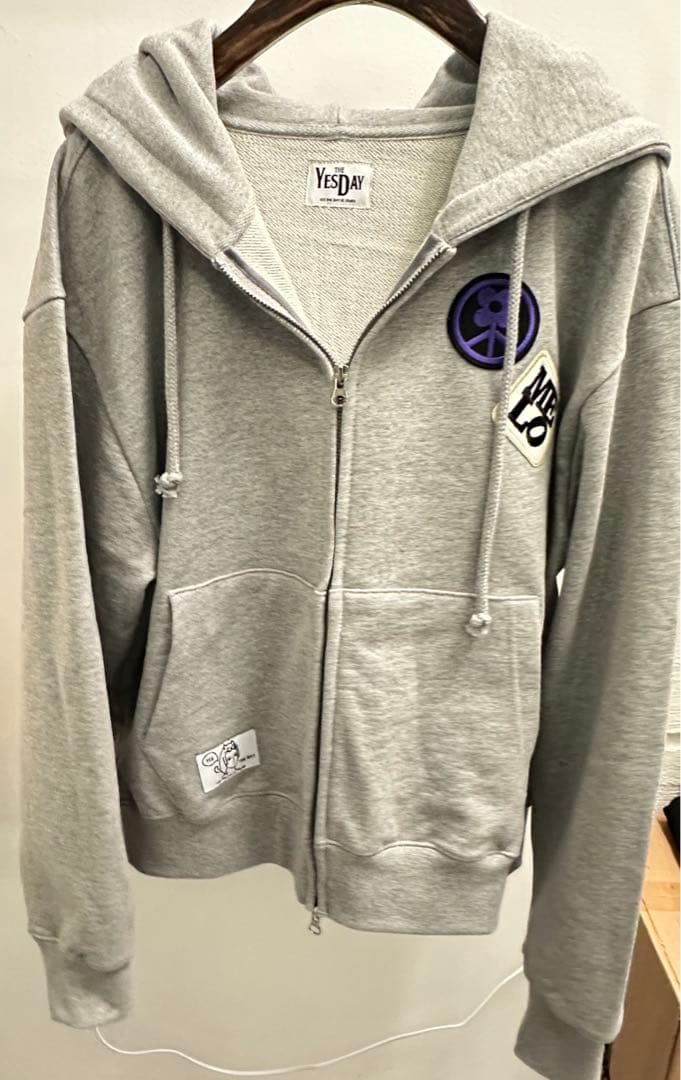 マウスラビット　パーカー　グレー　イェソン　韓国　YESTHEDAY