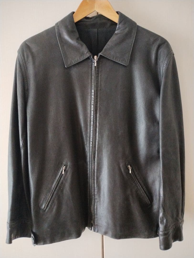 希少　アニエス・ベー　agnes b レザーライダース　アーカイブ