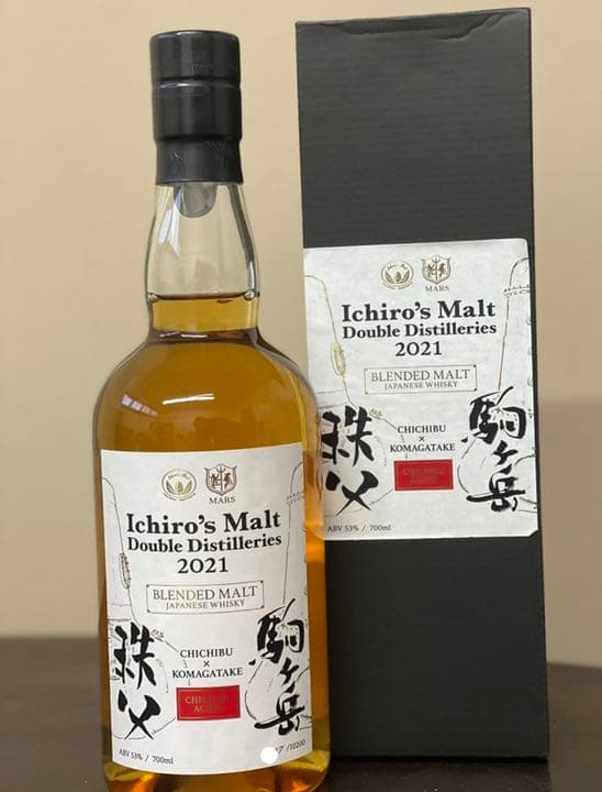 秩父×駒ヶ岳 イチローズモルト 2021 700ml 53％ 箱付き