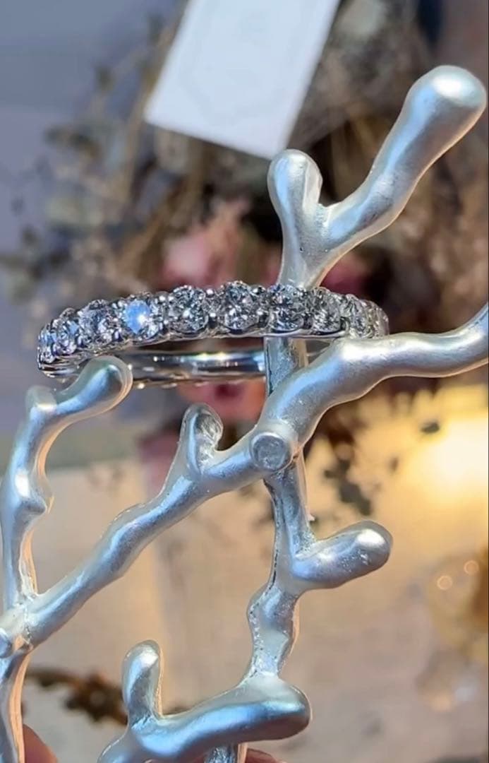 ダイヤフルエタニティリング　　あきら宝石