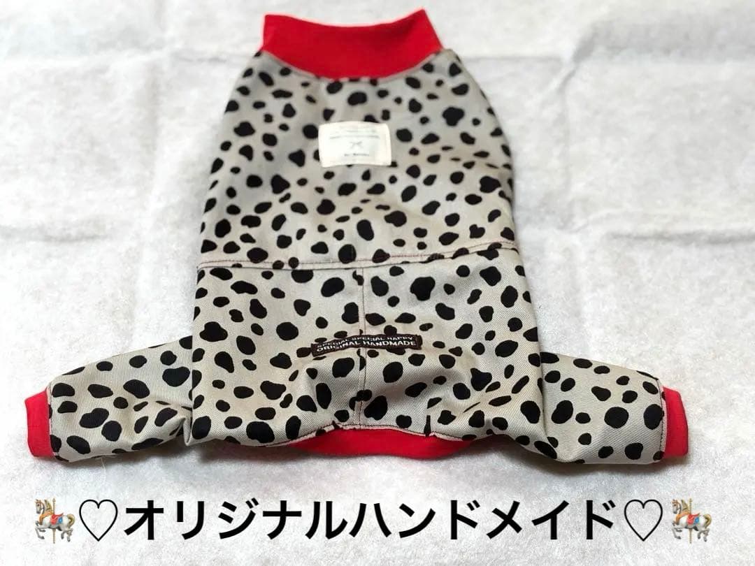 ハンドメイド犬服　つなぎ　ロンパース　SS 新作　男の子用　3点セット