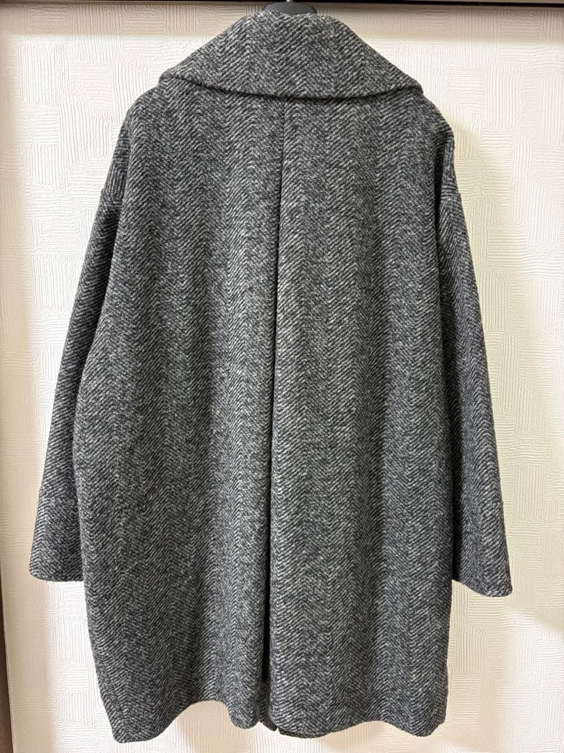 spick&span Wスライバーヘリンボーンミドルコート