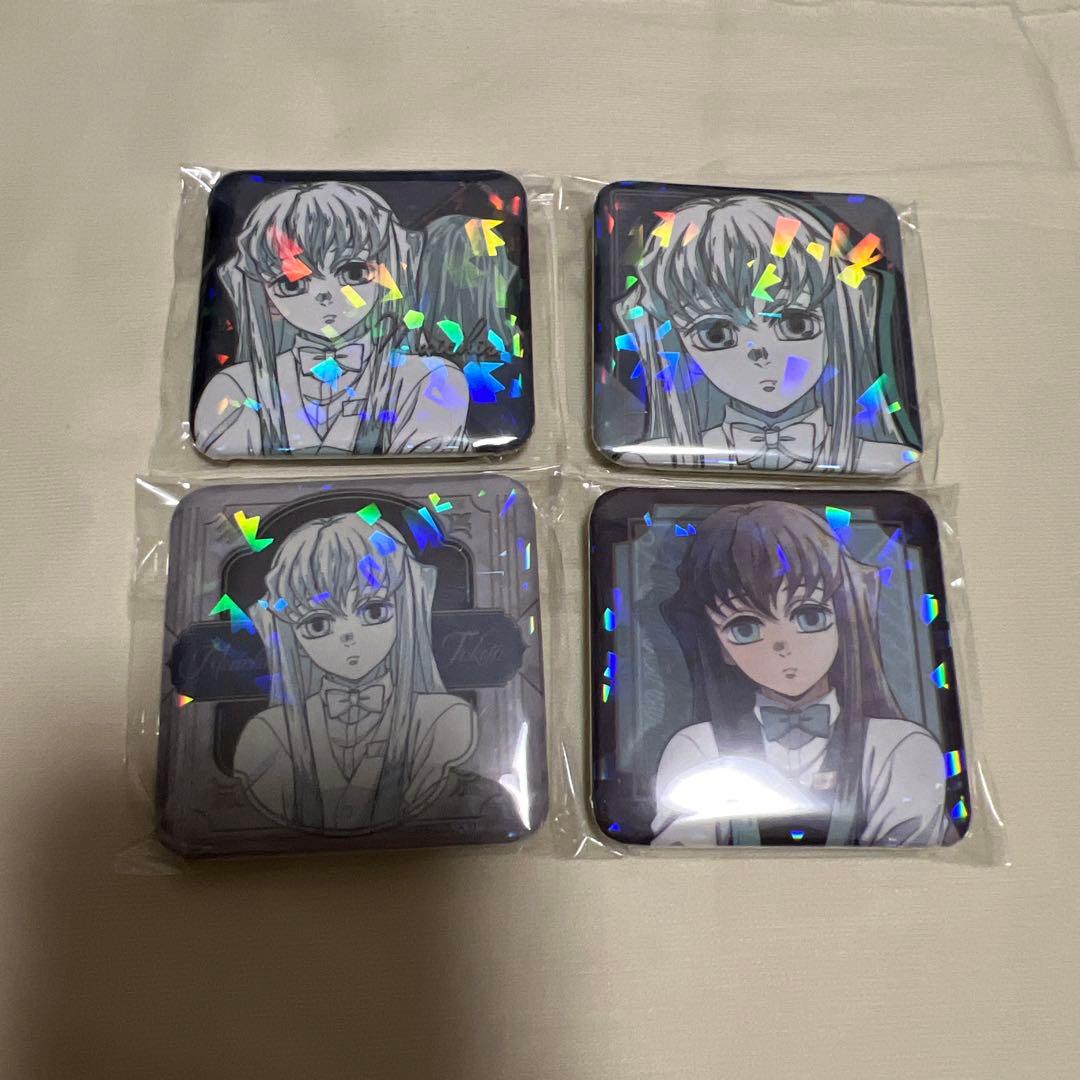 鬼滅の刃 モクテル グリッター缶バッジ 時透 無一郎