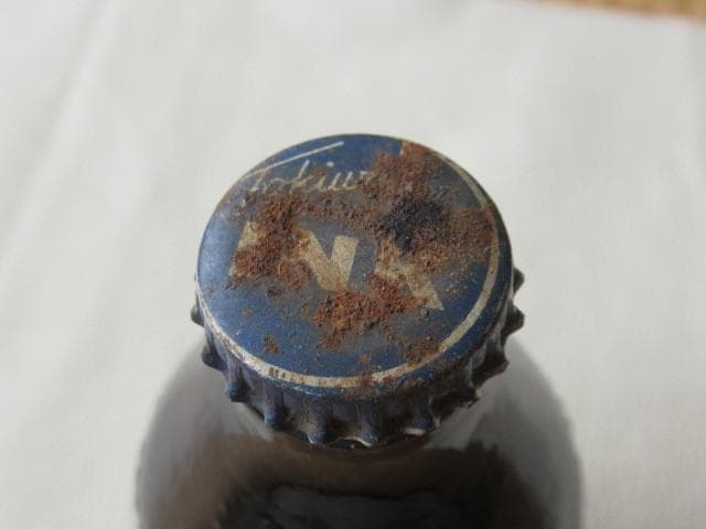 極希少 未開封 1950年頃◆トキワインキ 輸出用 万年筆用 インク瓶 王冠付