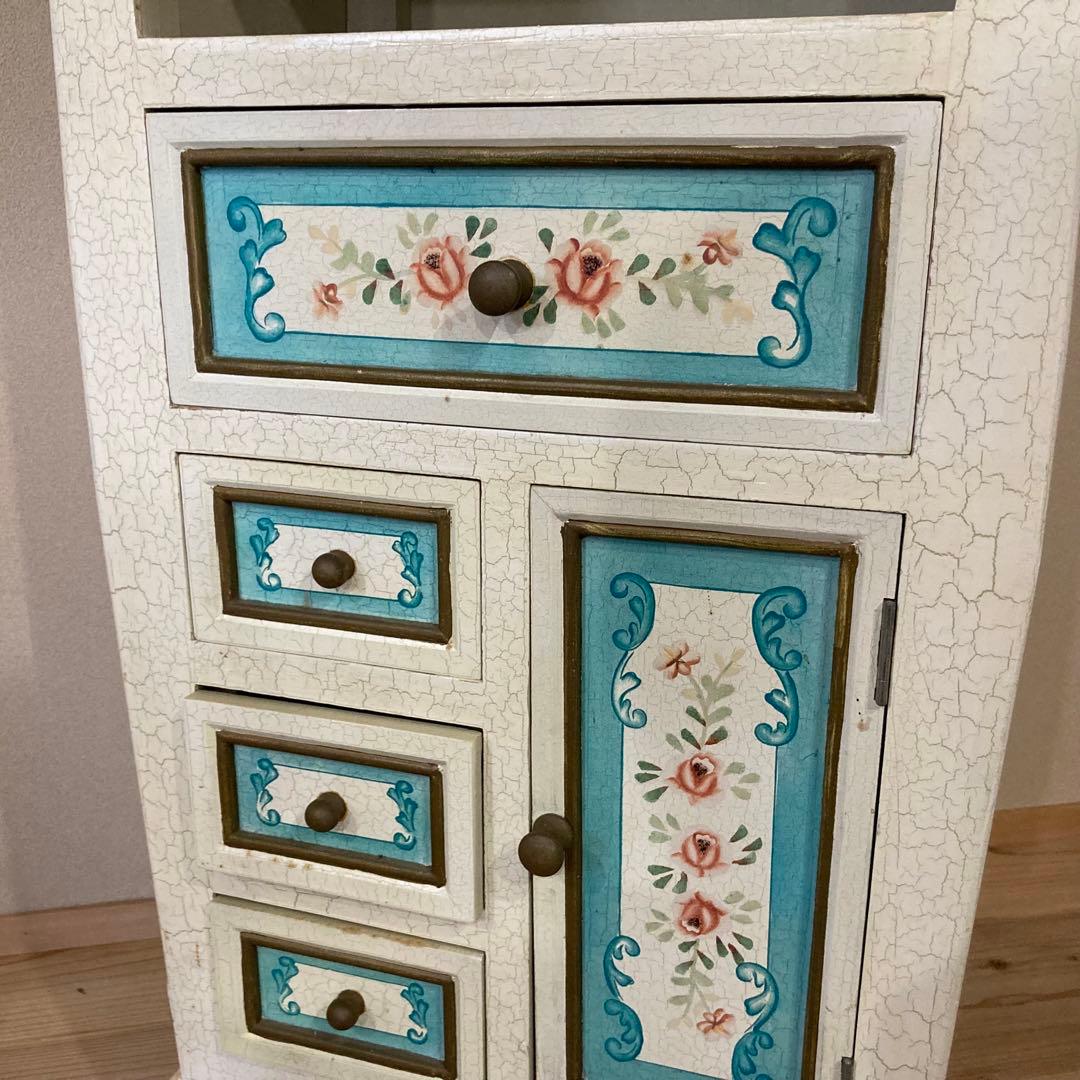 ロココ調 キャビネット 猫足 家具 収納 タンス インテリア おしゃれ かわいい