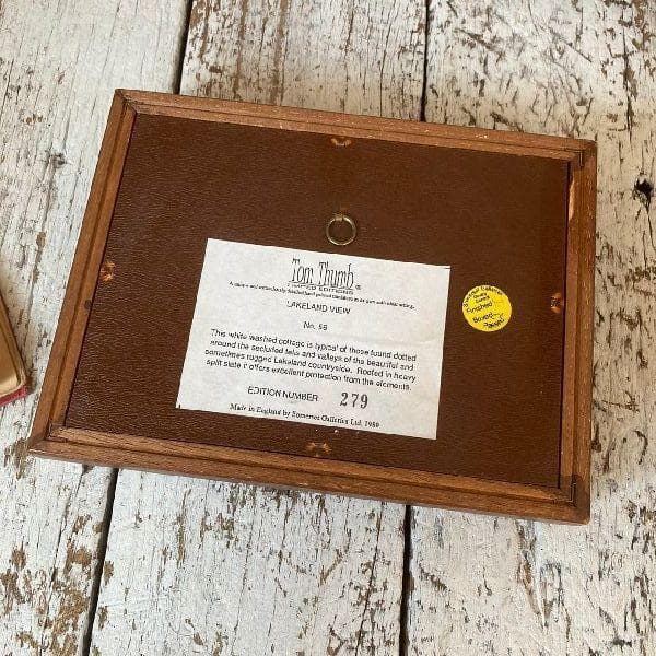 イギリス  ヴィンテージTom Thumb*限定版 ハンドペイント ウォールデコ