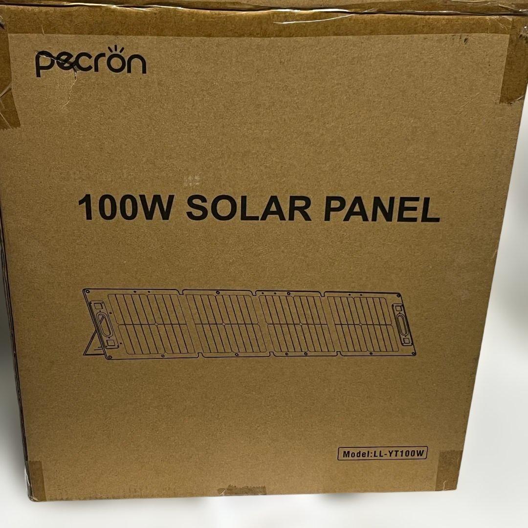 PECRON PV100 100W ソーラーパネル 折りたたみ DC5521
