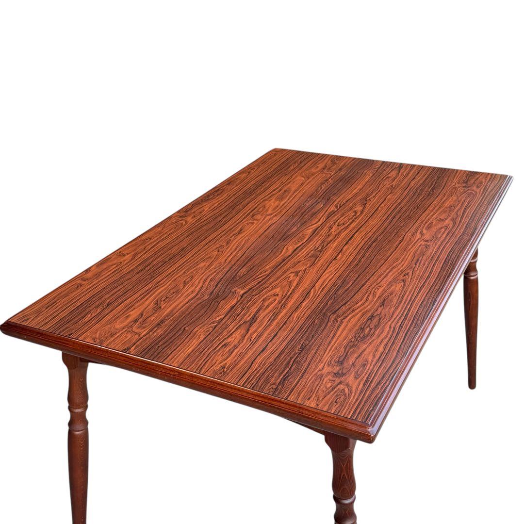 HR625木目が美しい 【希少デザイン】秋田木工　北欧テイストダイニングテーブル