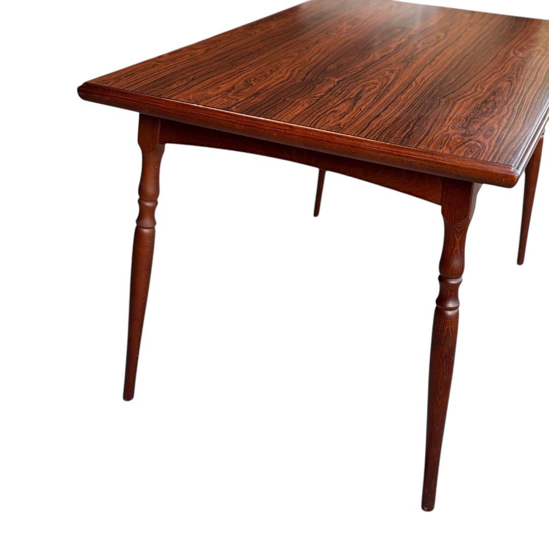 HR625木目が美しい 【希少デザイン】秋田木工　北欧テイストダイニングテーブル