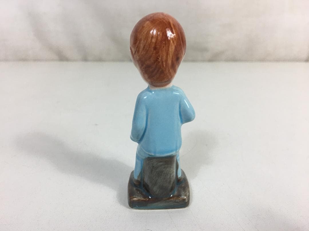 ☆ビートルズ 陶器製 人形 4体セット 手塗 レア 希少 アンティーク雑貨