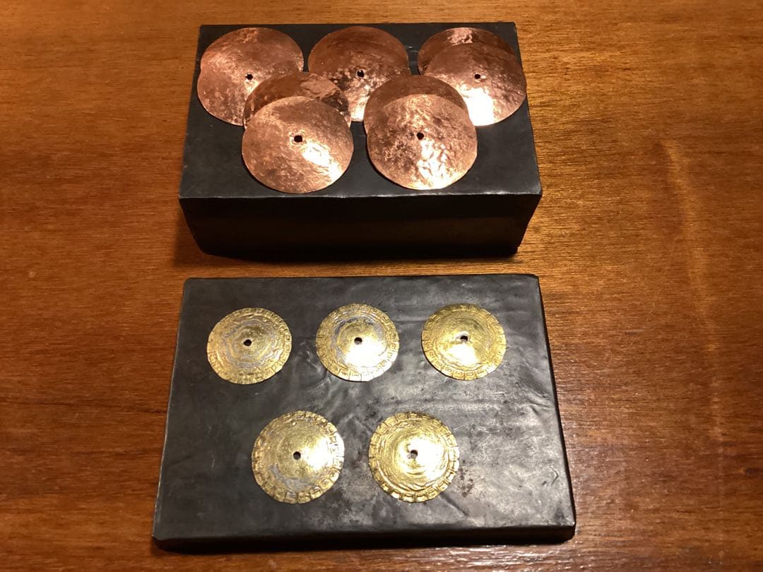 パンデイロ プラチネラ　ブロンズ製　ジングル　中板