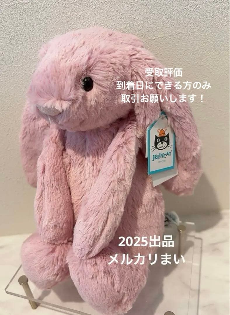 ぬいぐるみ  Medium Bashful Tulip Pink Bunny