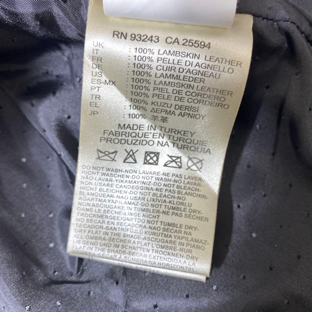 DIESEL TIMELESS 羊革 ラムレザー シングルライダースジャケット