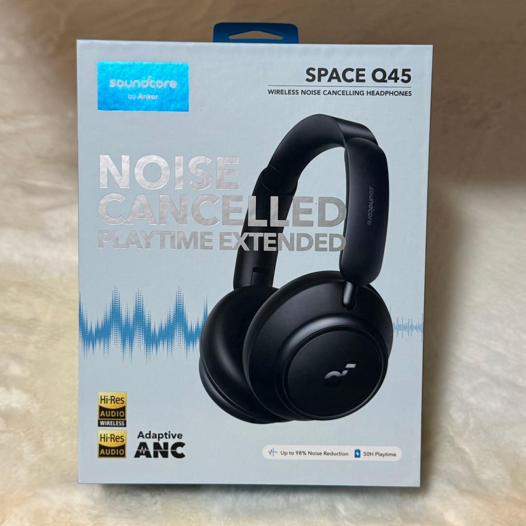 『未使用』 soundcore SPACE Q45 ワイヤレスヘッドホン 黒