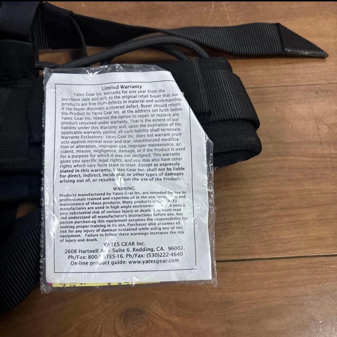 タグ付き　未使用　米軍放出　YATES TACTICAL ハーネス　MEDIUM
