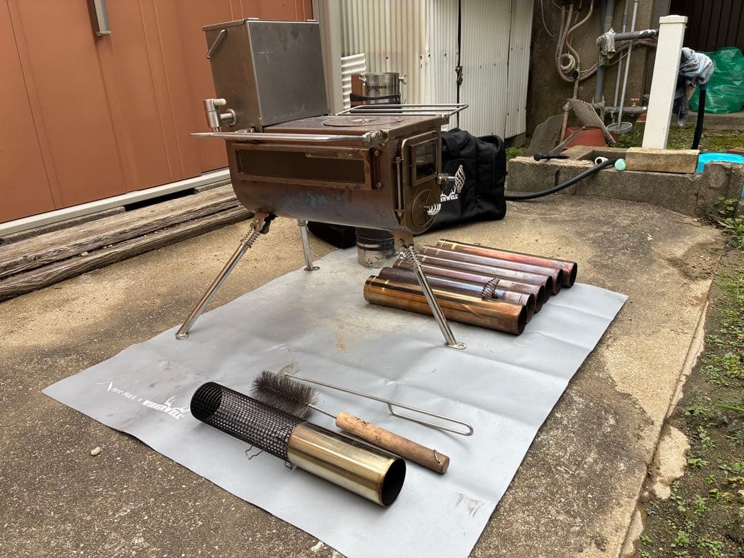 テンマクデザイン Winnerwellウッドストーブサイドビュー [Mサイズ]