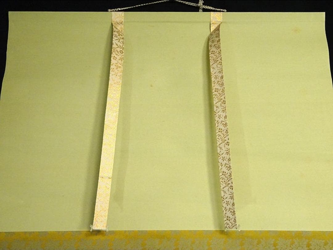 【真作】掛軸 飯島柳三郎『牡丹』絹本 肉筆 共箱付 掛け軸 a090311