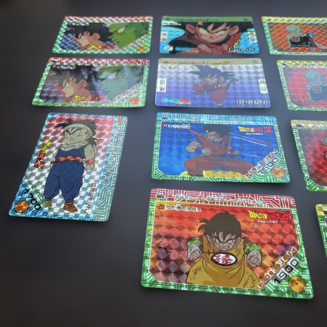 オ*ト様 【超目玉商品】【当時物】【希少品】初期のドラゴンボールカードダス19枚