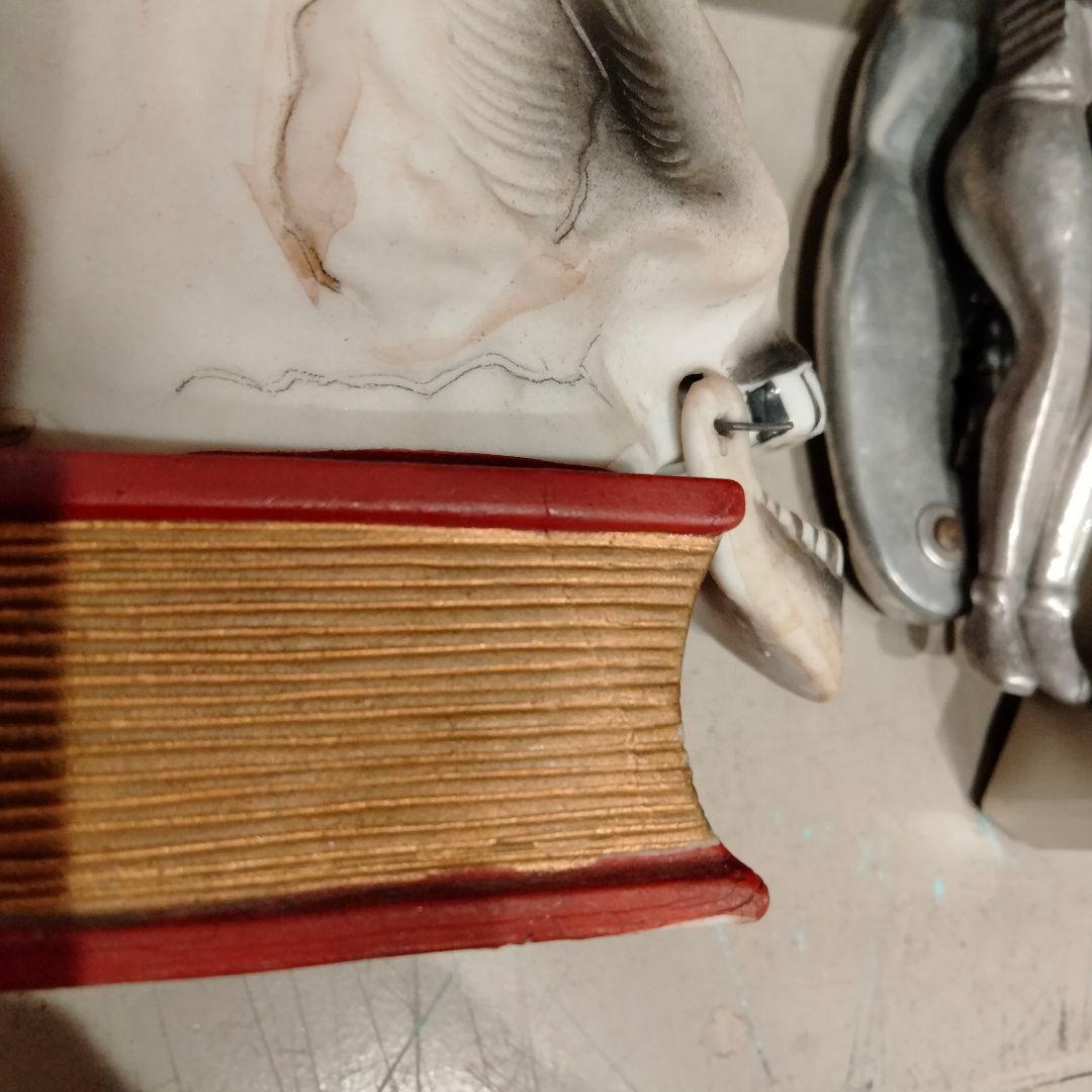 レア 50s スカルオンブック スカル ドクロ　ビンテージ ゴールド