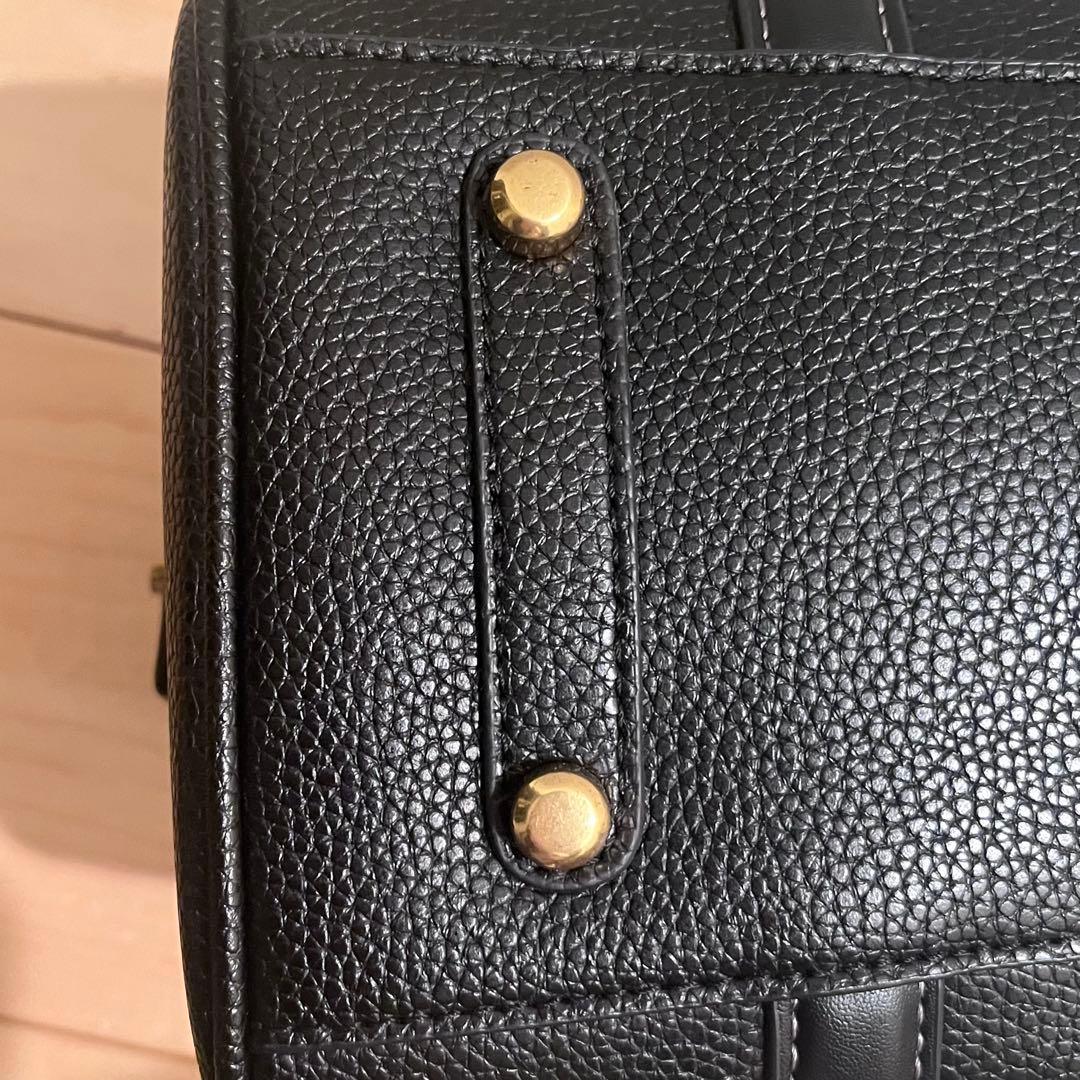 【極美品】COACH ルビーサッチェル ミニボストン 2way ショルダー 黒