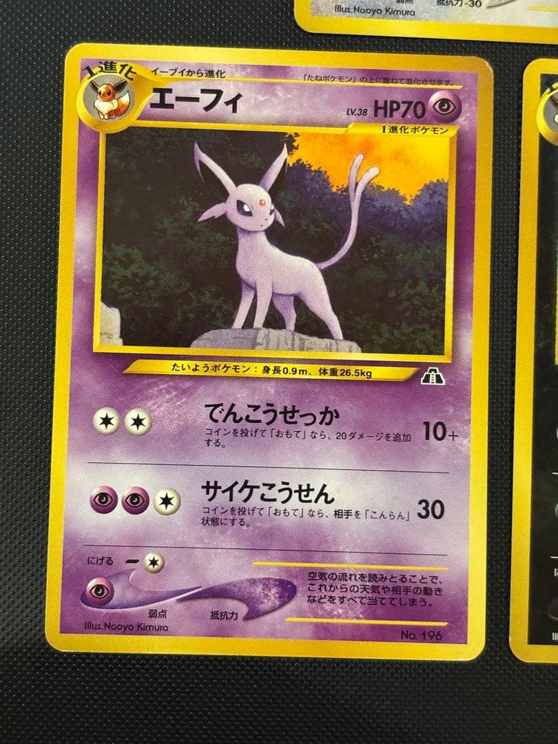 旧裏　極美品　リザードン　ピチュー　ブラッキー　エーフィ　プレミアムファイル2