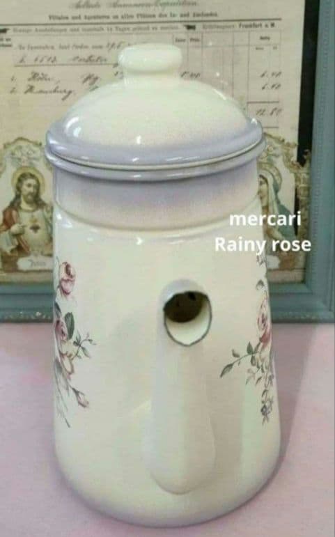 1833:最終価格♥イマン好き!　麗しのビビアン　コーヒーポットL　新品未使用