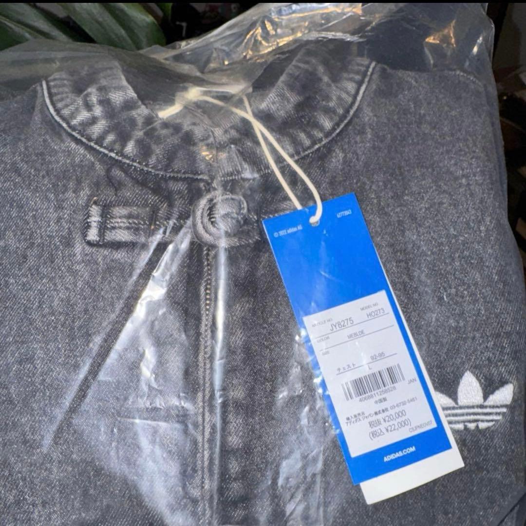 新品L Adidasグレー中国限定巳年 トラックジャケット JY8275