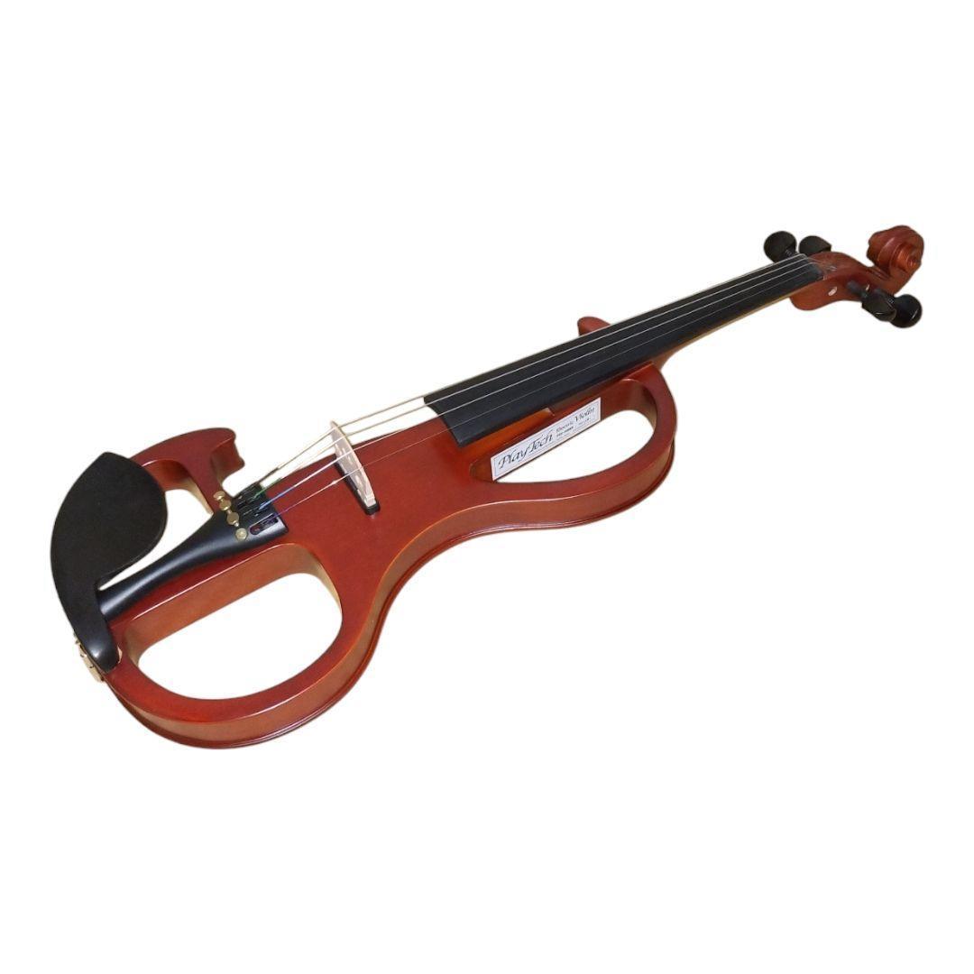 美品 PLAYTECH PSV100BR エレクトリックバイオリン 4/4サイズ