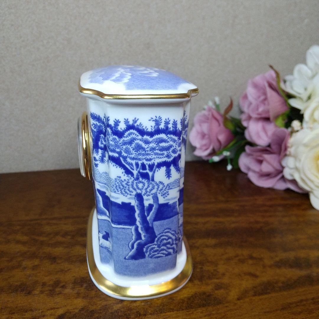 【時計は動きません】スポード ブルーイタリアン 置き時計