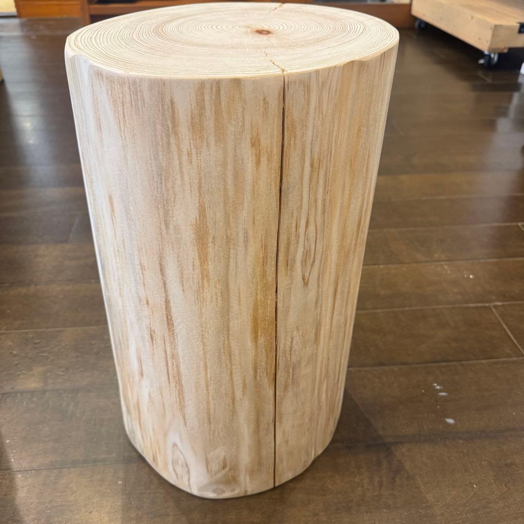 ★H159★天然ヒノキ★丸太★切り株★ちゃぶ台★テーブル★飾り台★スツール