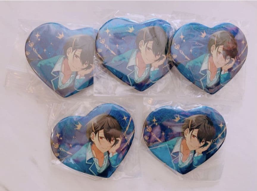 あんスタ 中国 缶バッジ キャラバッジ ハート 特典 朔間凛月 凛月