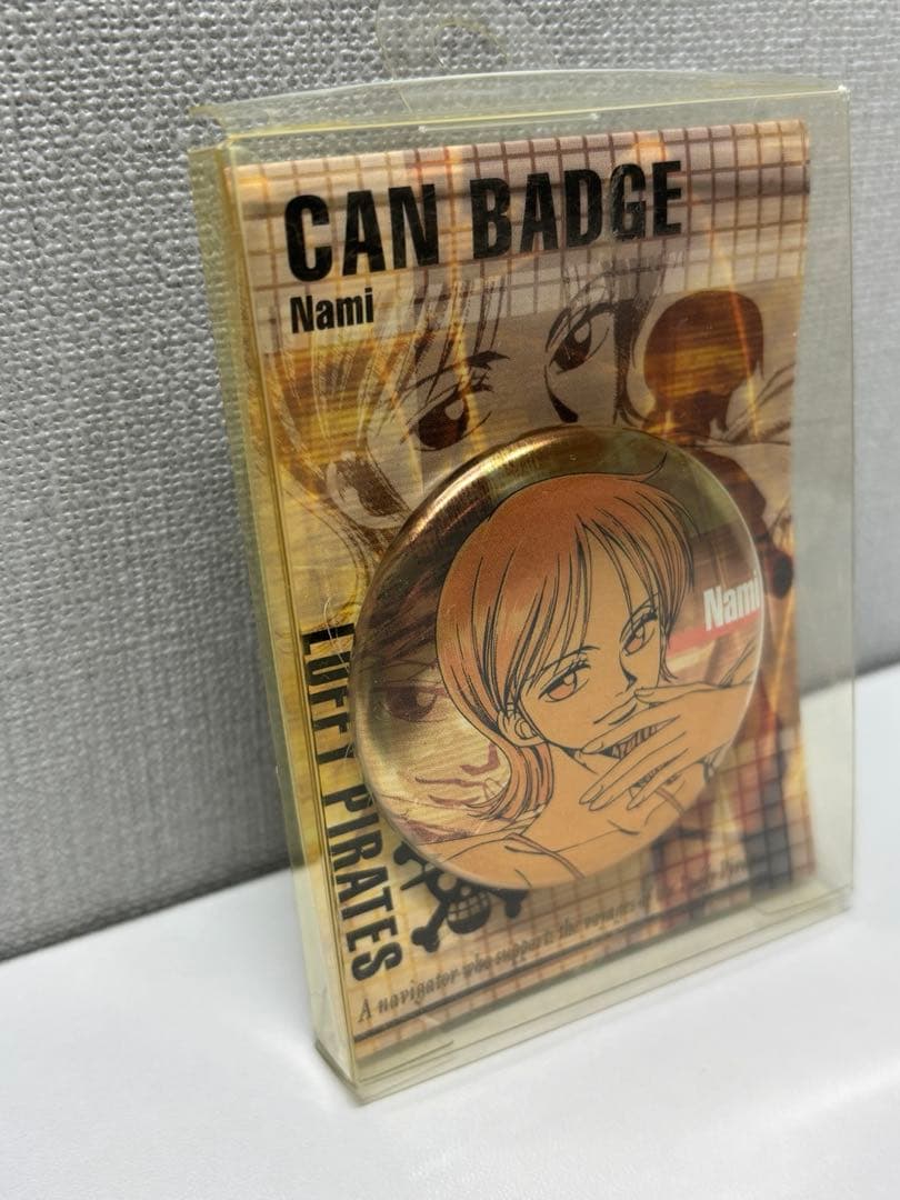 ONEPIECE ワンピース ナミ 缶バッジ　レトロ　レア　ヴィンテージ