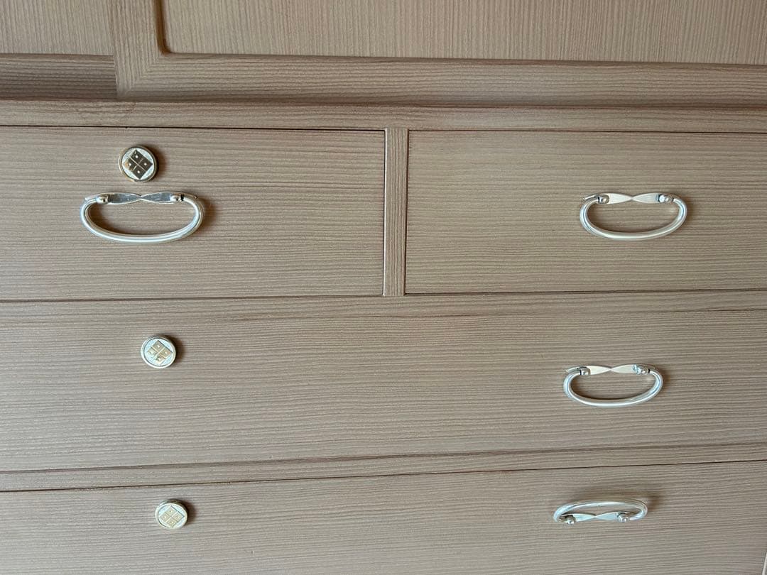 桐 箪笥 タンス 家紋・鍵付き