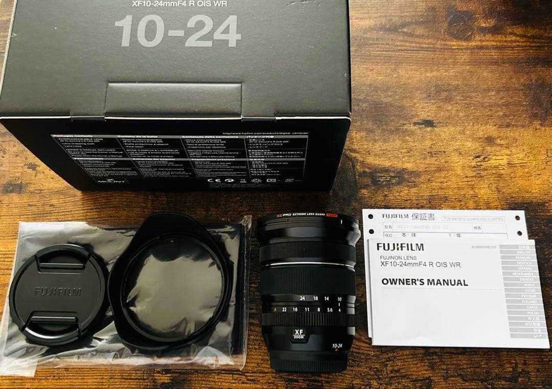 FUJIFILM 美品 フィルター付属 XF10-24mmF4 R OIS WR