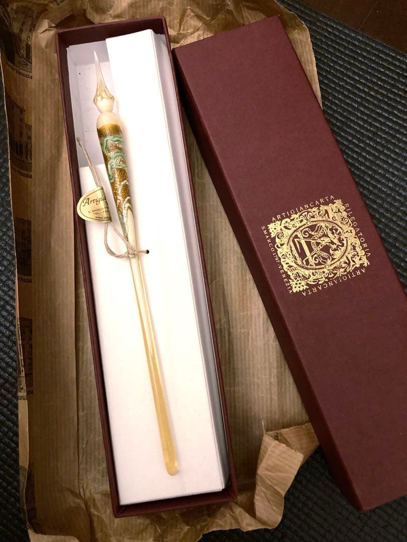 イタリア　ベネツィア購入　ガラスペン