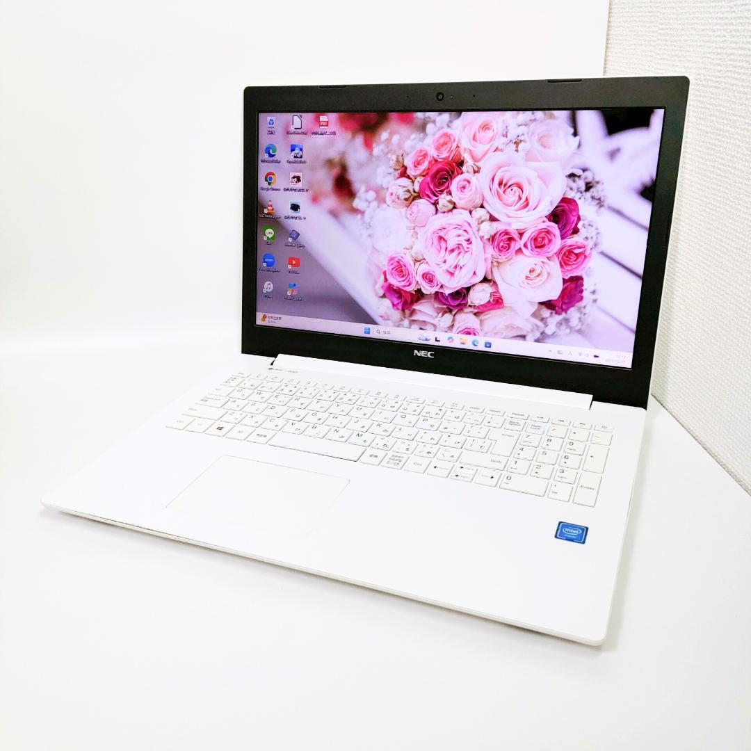 第8世代✨️NEC/SSD/Windows11/カメラ付きノートパソコン/DVD