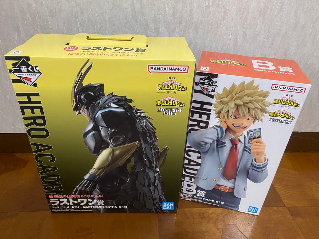 ヒロアカ　一番くじ　オールマイト　ラストワン　爆豪勝己　フィギュア　セット