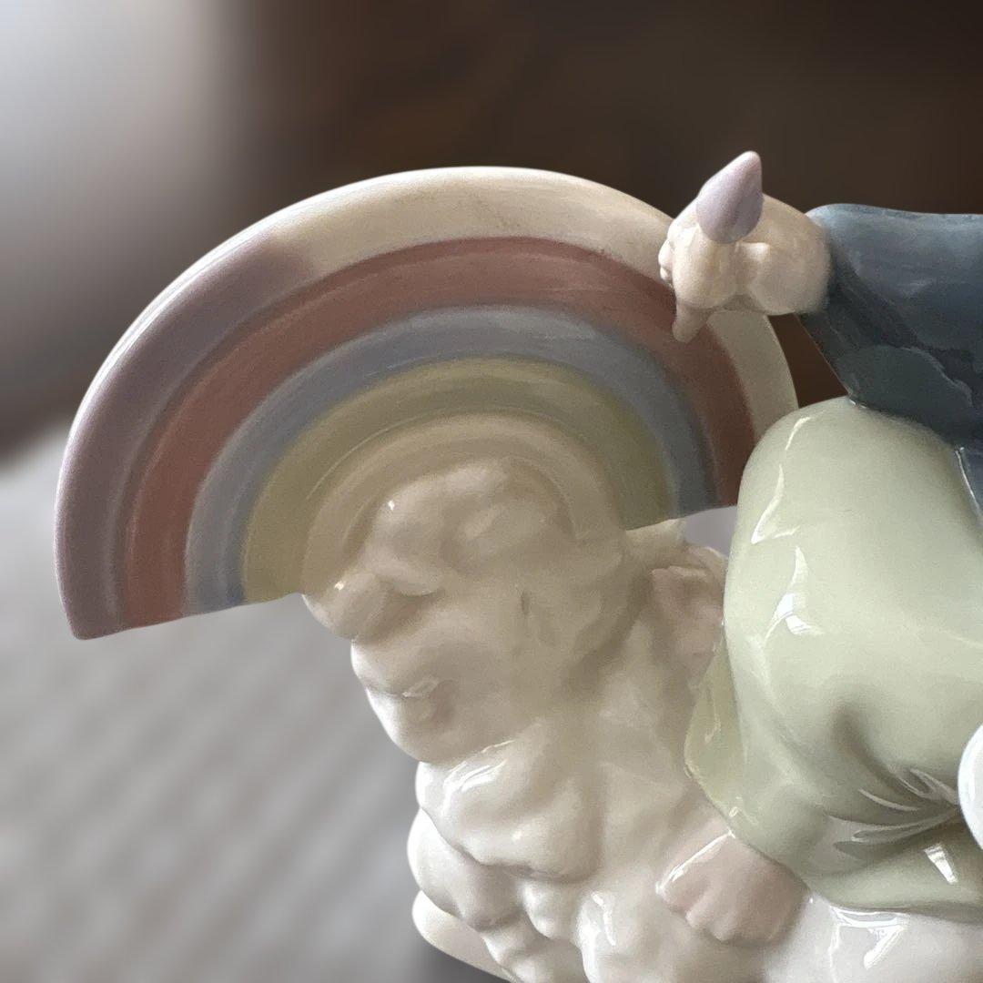 【廃盤稀少】リヤドロ LLADRO 虹を描く天使 フィギュリン01005440