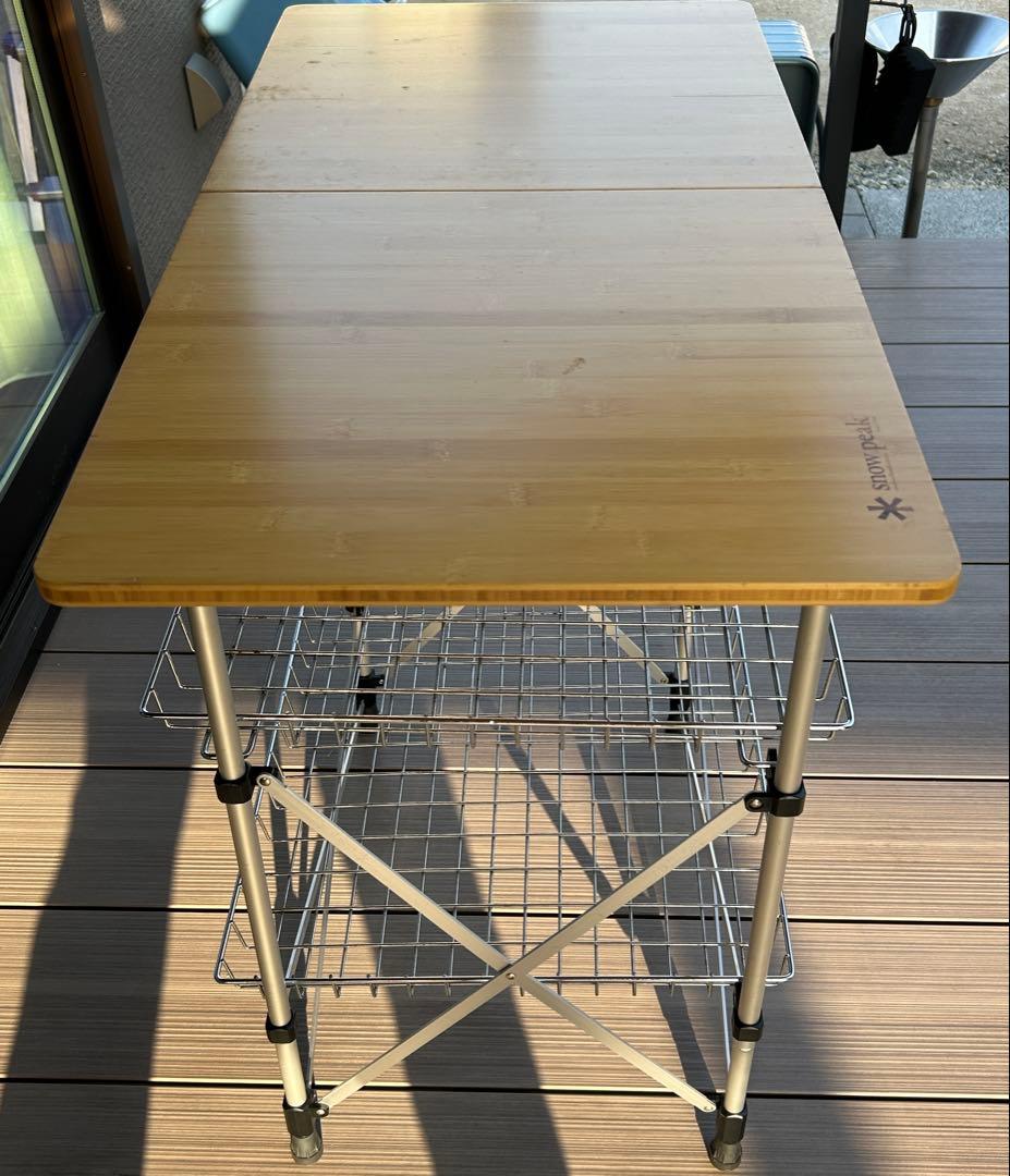  peak フィールドキッチンテーブル竹