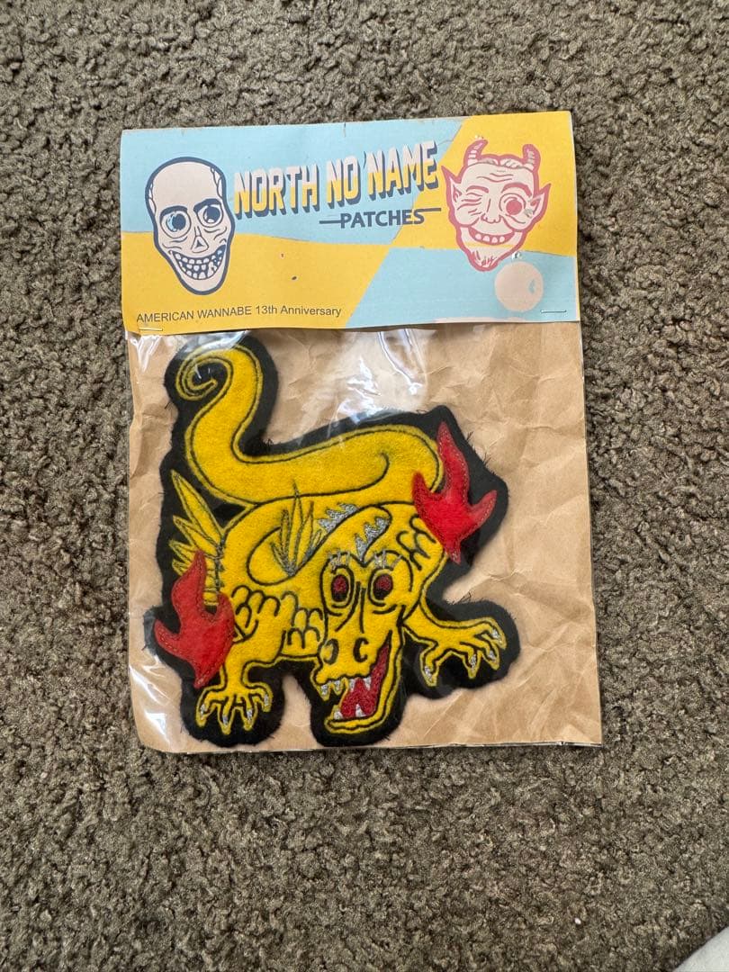 ノースノーネーム　アメリカンワナビー別注　ワッペン