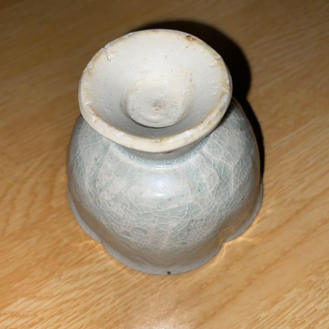 梅花型　影青台杯　宋時代